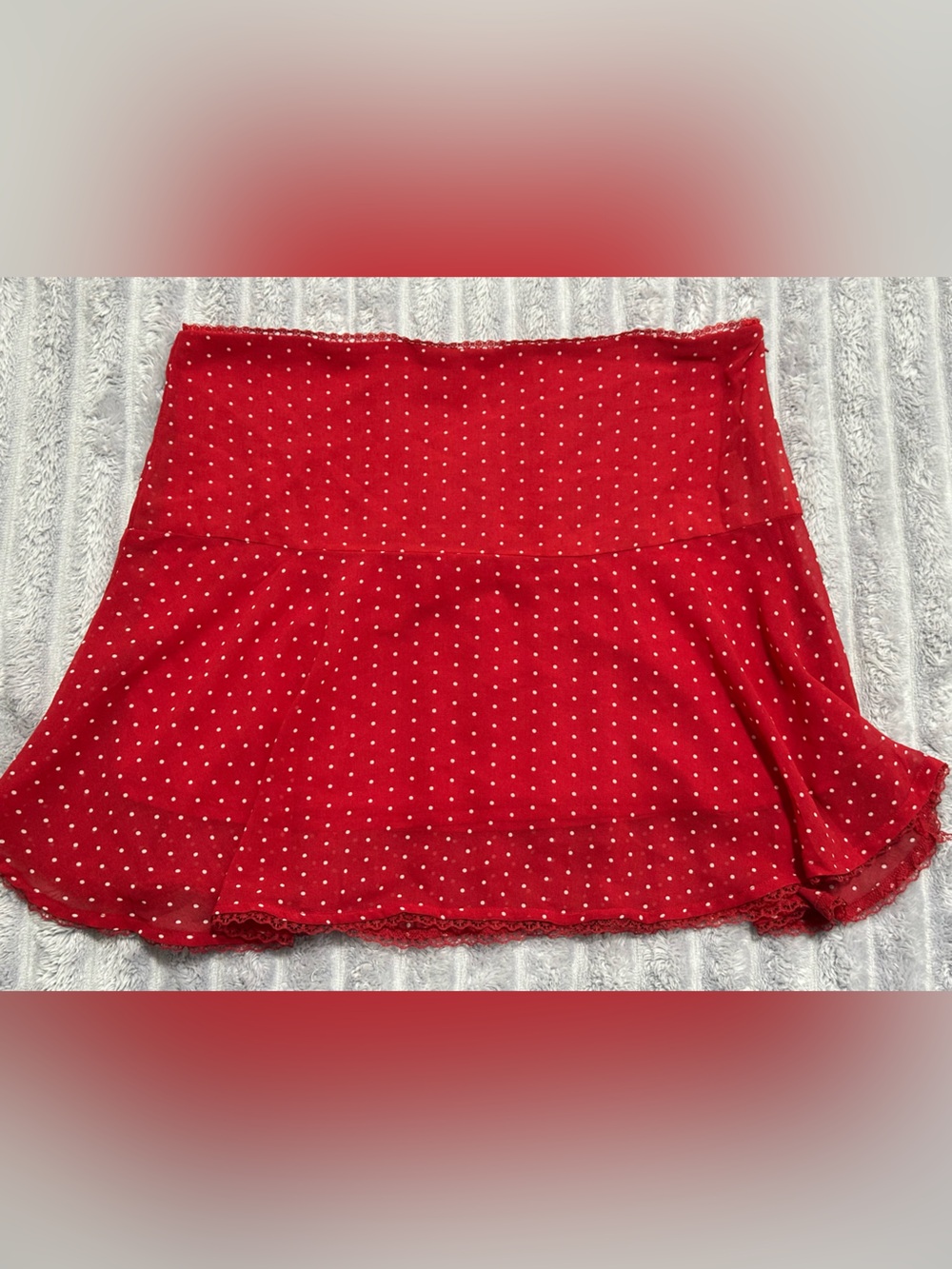 wild fable Red Polka Dot Mini Skirt